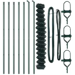 vidaXL, Gartenzaun, Garanin (Bodenbefestigung)
