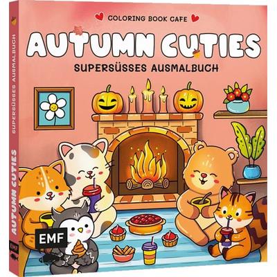 Cozy Coloring – Autumn Cuties, Taschenbuch von Coloring Book Cafe, Edition Michael Fischer / EMF Verlag, 978-3-7459-3531-8