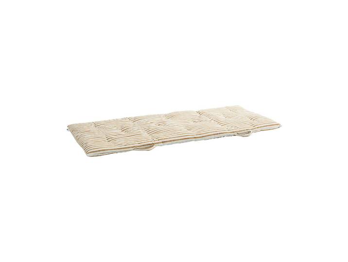 Matelas en coton jaune, rectangulaire, rayé - Madam Stoltz, - 180