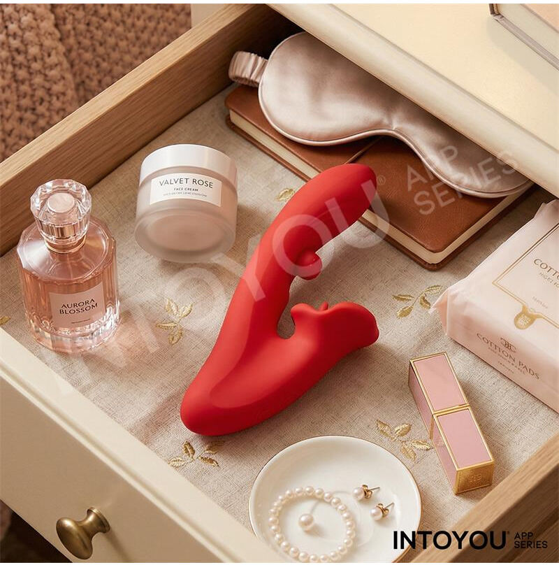 Intoyou Vibromasseur avec boule rotative et morsures stimulantes
