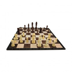 holzspielerei Schachbrett mit Figuren 281349