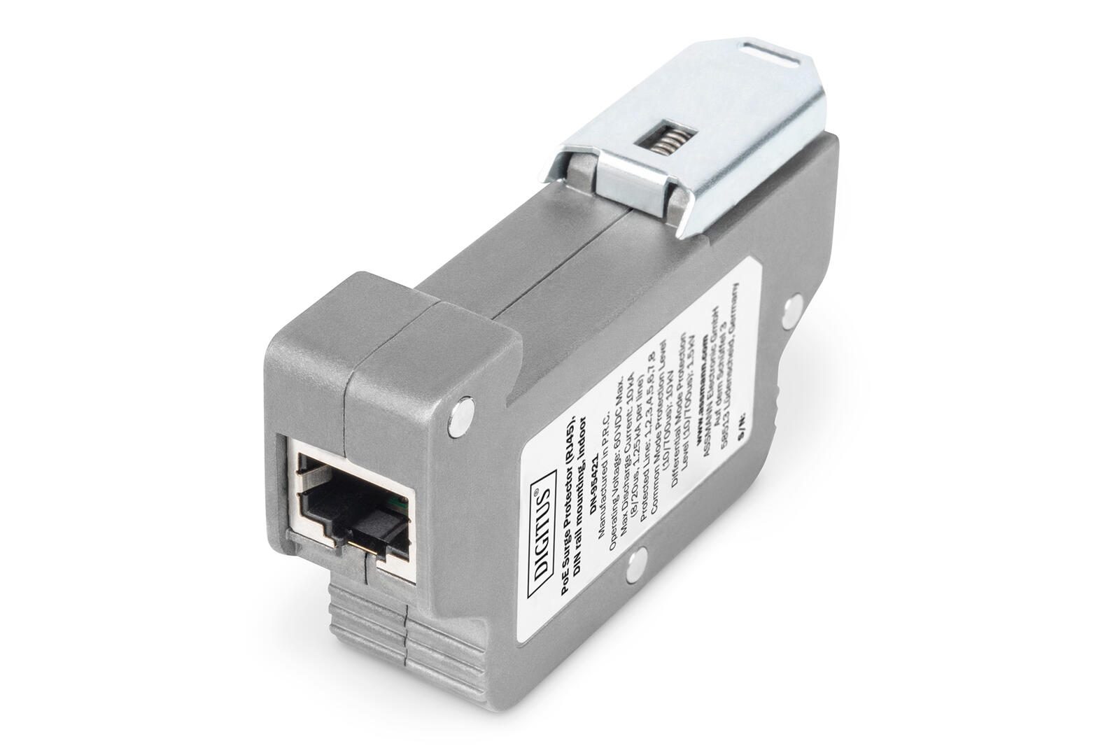 Digitus Indoor DIN PoE Überspannungsschutz (RJ45) DN-95421