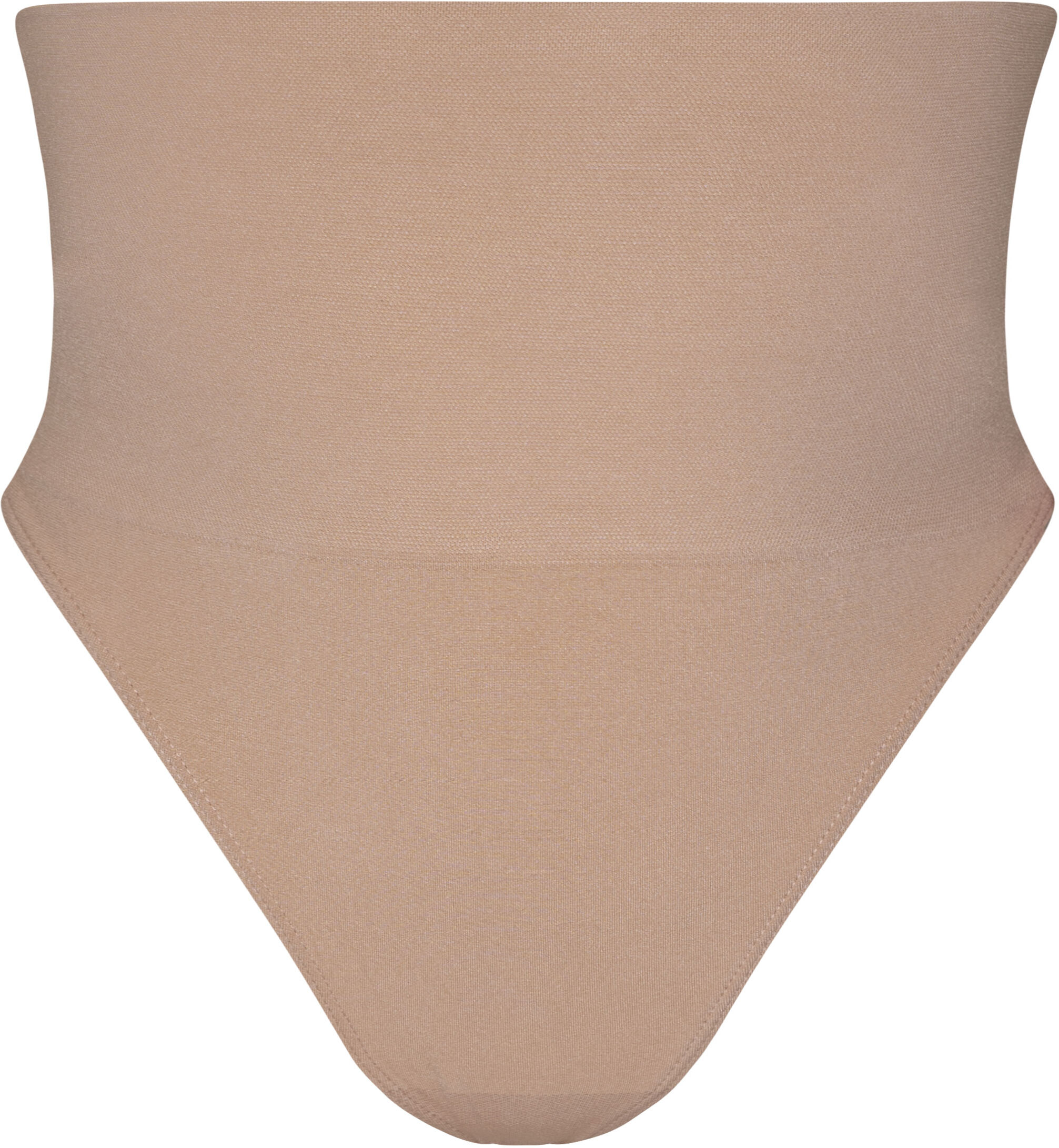 Shapingslip MAGIC BODYFASHION "Shimmer Thong", Damen, Gr. XL, beige (cappuccino), Obermaterial: 90% Polyamid, 10% Elasthan, Unterhosen Shapingslip cappuccino XL