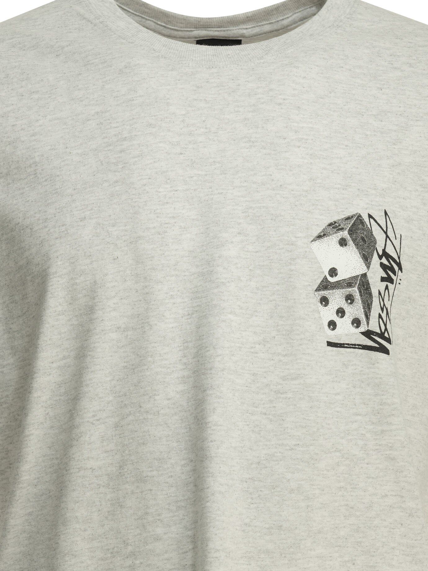 Stüssy t-shirt homme gris en coton Gris S