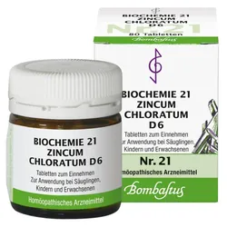 Biochemie 21 Zincum chloratum D 6 Tablet 80 St