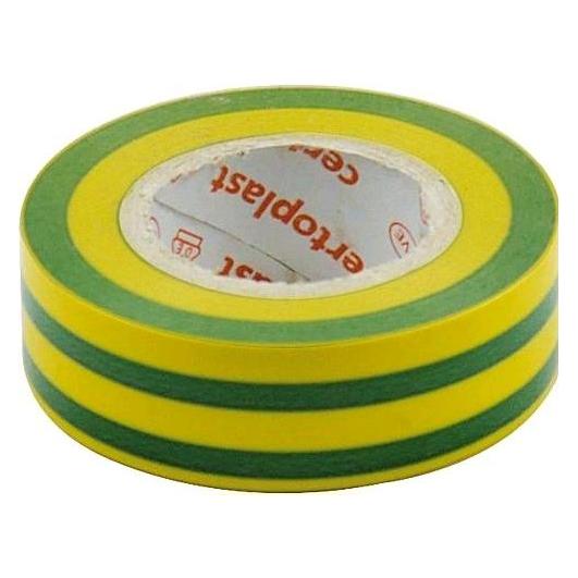 Certoplast grüngelb Isolierband L10mB15mm 10 Stk (15 mm) (720140)