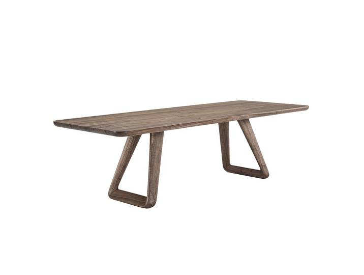 RIVA 1920 table rectangulaire SOSPIRO TABLE 280 x 100 cm (Noyer avec noeuds - bois massif)
