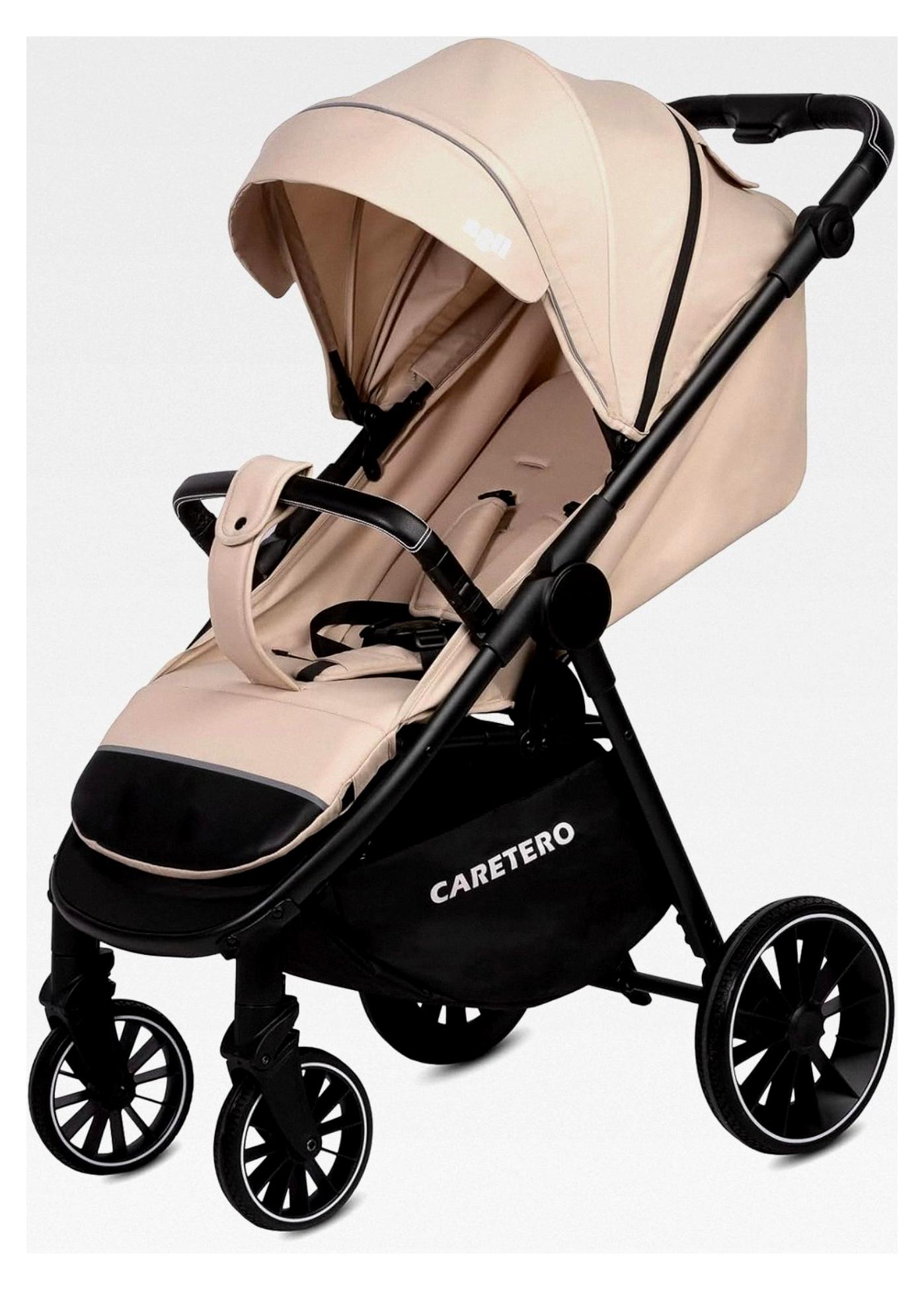 CARETERO - Leichter Kinderwagen, Agil Pram mit verstellbarem Sitz, Verdeck und Stauraum