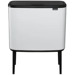 Brabantia Bo Touch Bin, Abfalleimer, Weiss