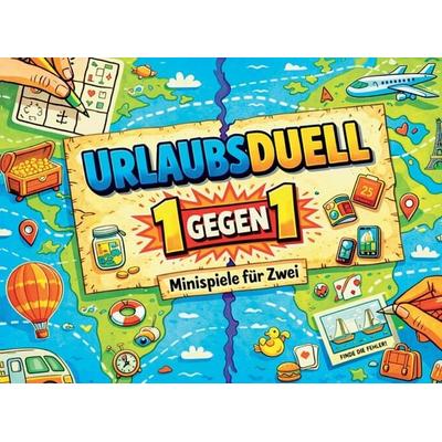 Urlaubsduell für Zwei - 1 gegen 1 Minispiele für unterwegs:, Taschenbuch von Daniel Emmerstorfer, D&D Bücher, 978-3-903727-54-0