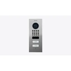 DoorBird D1102V Unterputz IP Video Türsprechanlage Edelstahl V4A (salzwasser- und flugrostbeständig), gebürstet