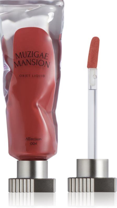MUZIGAE MANSION Objet Liquid long-lasting liquid lipstick with matt effect shade 004 Affection 6 ml