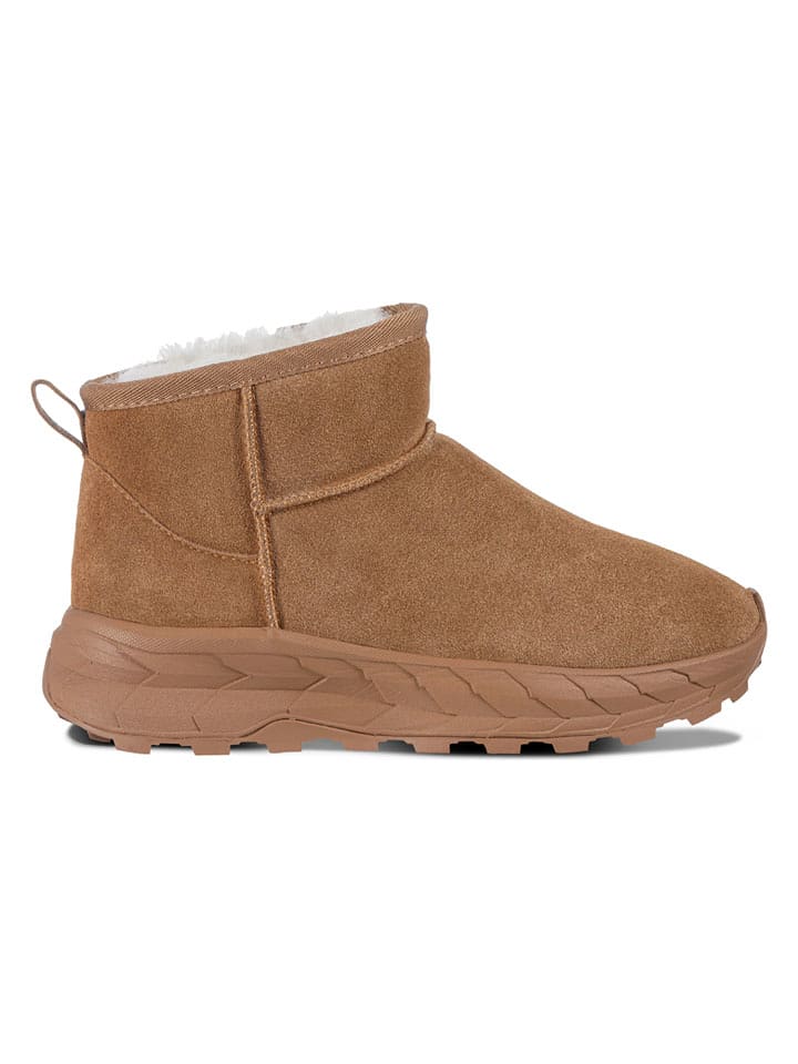 LUHTA Leder-Winterboots "Amur" in Hellbraun - 40