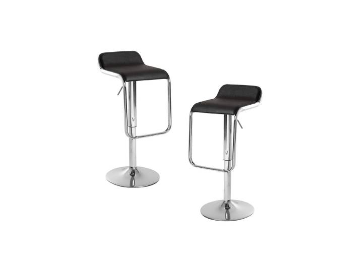 2er Set Itri Hocker - Schwarz