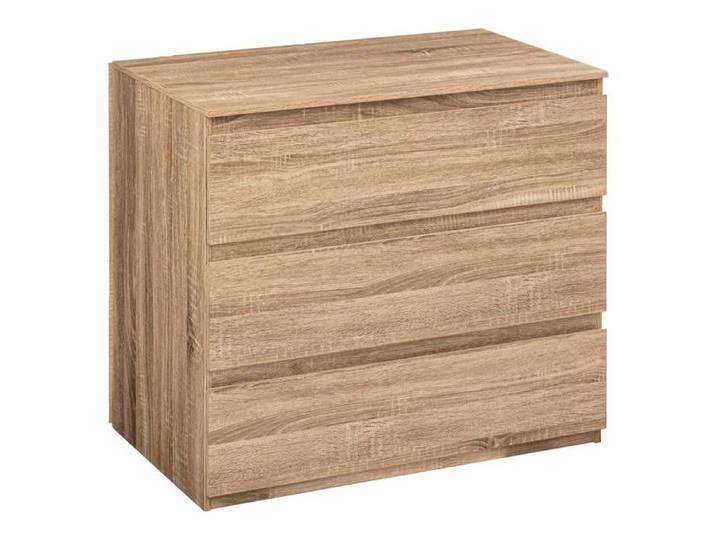 Commode 3 tiroirs  Dolo  effet bois naturel - 5five