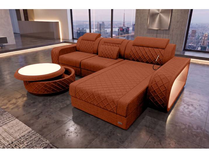 Ecksofa Berlin L Form Stoffsofa