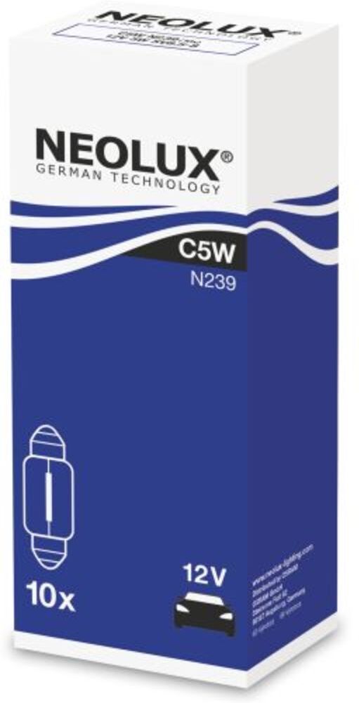 Glühlampe Sekundär NEOLUX C5W 12V, 5W, 10 Stück