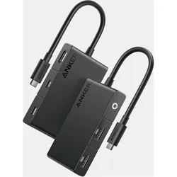 Anker Zolo 332 USB-C Hub 5-in-1 (USB-C, 5 Ports), Dockingstation + USB Hub, Schwarz