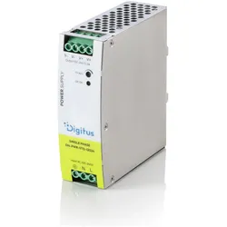 Digitus, Systemstromversorgung, Industrielles Netzteil, 24V DC, 5A, 120W, AC-DC, Metallgehäuse, für DIN-Hutschienenmontage