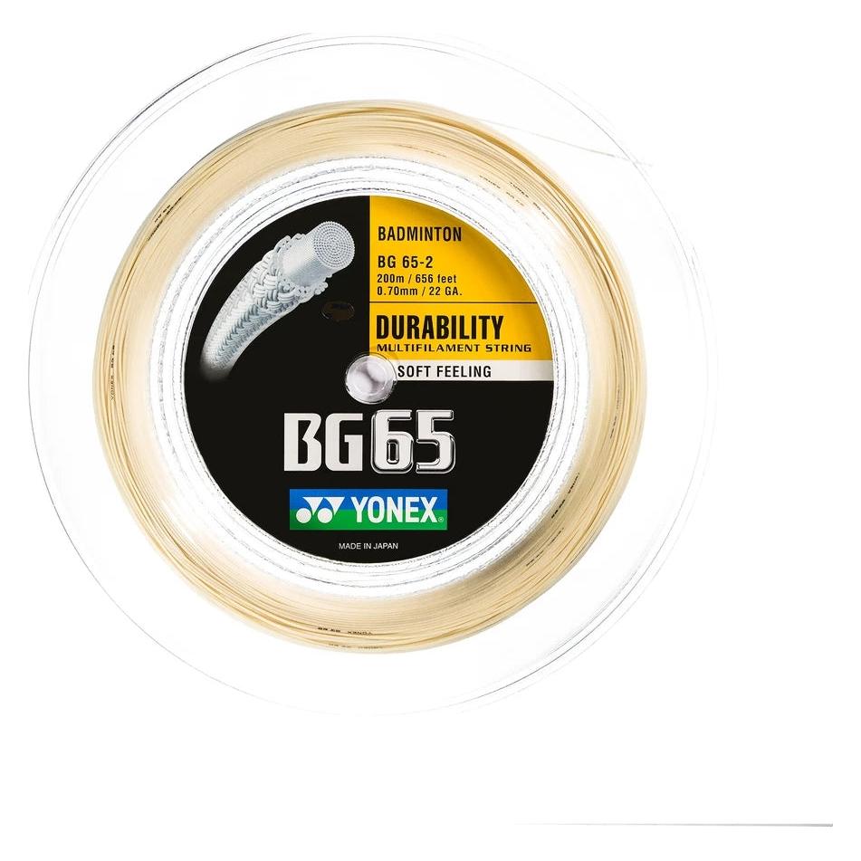 Yonex BG-65 200m-Rolle, amber, 0,70mm (103544)