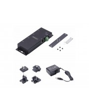 StarTech.com 4P Serial to Ethernet Adapter IP LAN RS232 DB9 Converter Geräteserver 4 Anschlüsse 100Mb RS-232 Wand / DIN-Schienen montierbar TAA-konform für P/N: AT925FM GC9SF SCNM9FF SCNM9FM (I43-SERIAL-ETHERNET)