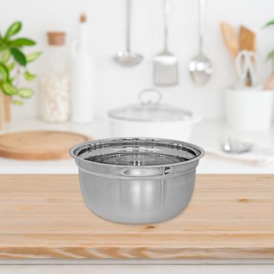 "IH Casa Decor Stainless Steel German Mixing Bowl 8.50"" - Set of 2"