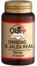 Obire Ginseng y Jalea Real 600 mg 60 caps