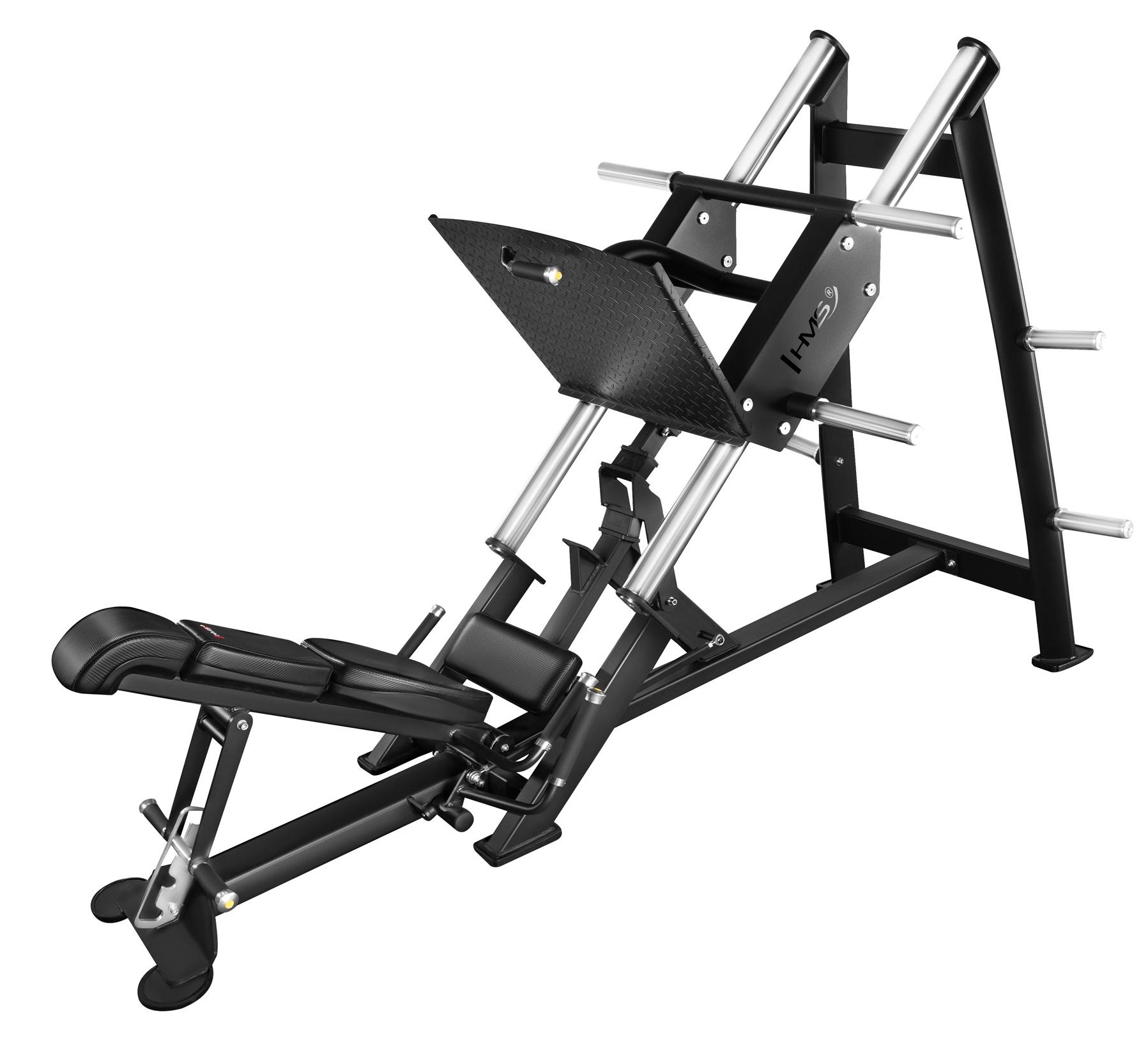 Beinpresse LP7329, bis 500 kg belastbar, verstellbare Rückenlehne, rutschfeste Fußplattform, für Fitnessstudios