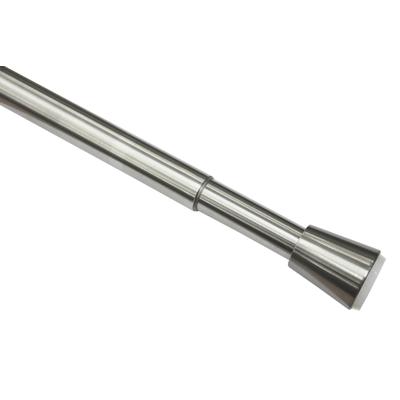 Scheibenstange GARDINIA "Spannstange" Gr. 3, silber (edelstahlfarben), Ø:26mm, Gardinenstangen, vielseitig einsetzbar