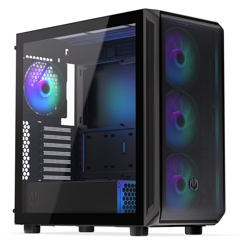 Endorfy Arx 700 ARGB mit Sichtfenster Midi Tower ohne Netzteil schwarz