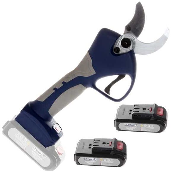 Sécateur électrique de taille BullMach ARTEMIS 40 - Avec 2 batteries de 21V/2Ah - Diamètre de coupe 40 mm
