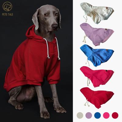 Uplift Treasures Solid Color Dog Hoodie With Pocket blue xxxl