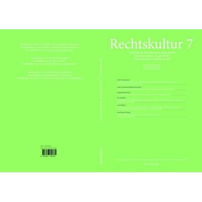 Rechtskultur 7, Taschenbuch von , Edition Rechtskultur, 978-3-96374-038-1
