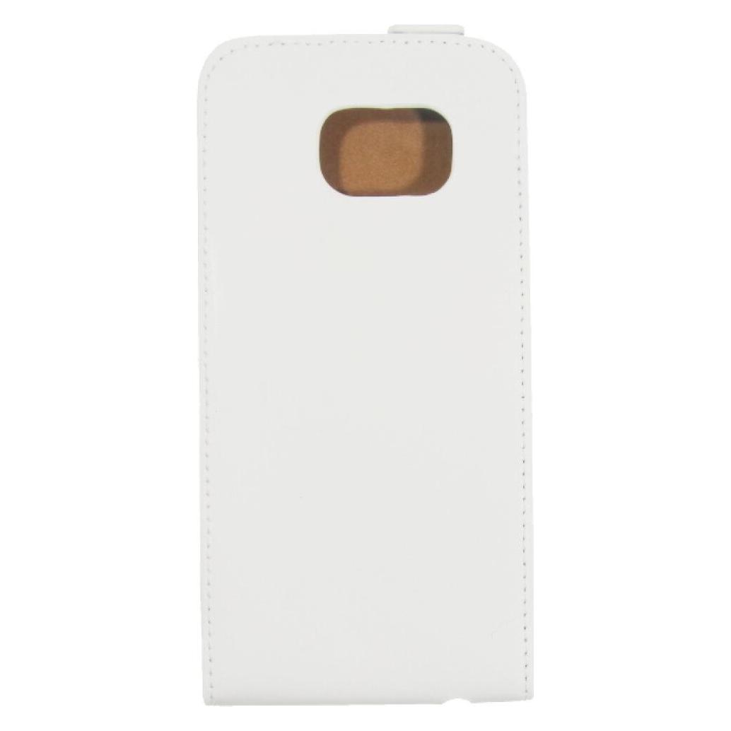 OEM Slim Leather Flip Case Galaxy S6 Edge - White (Samsung Galaxy S6 Edge) (25440930)