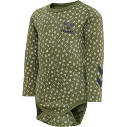 hummel hmlCONNOR langarm Baby-Body capulet olive 74