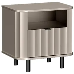 NACHTTISCH Nevada Taupe 59x41 cm
