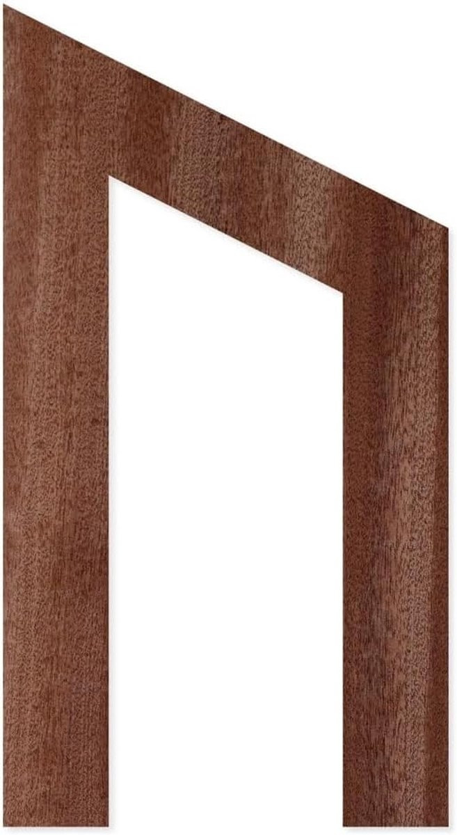 Houten Runen Oudere Futhark Decoratie van Echt Fineer in Donkerbruin, Keuze tussen 5 en 20 cm