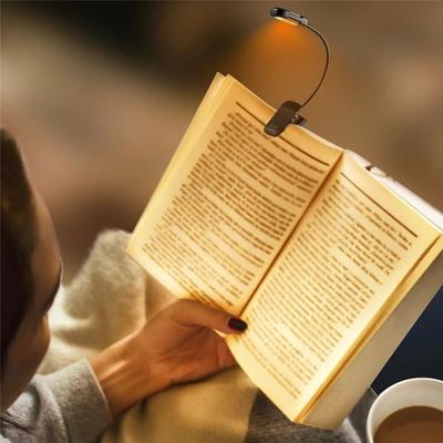 Drop Dash Deals Rechargeable LED Book Light Clip On Flexible Reading Lamp Rechargeable LED Book Light Clip On Flexible Reading Lamp