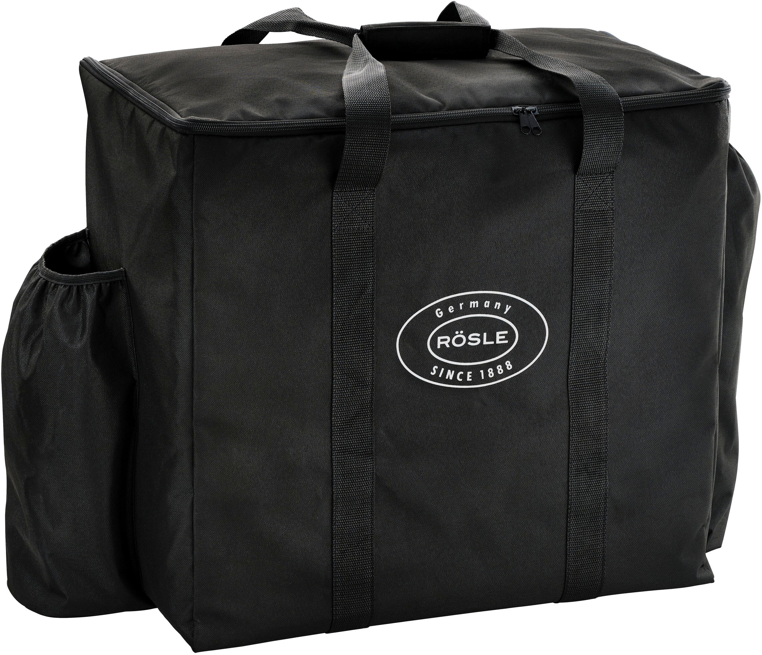 Tragetasche RÖSLE "Tragetasche VIDERO G2-P/E2-P", schwarz, B:47cm H:37cm T:49cm, Polyester, Taschen, Tragetasche, für mobilen Grill, schlicht und stilvoll schwarz B/H/T: 47cm x 37cm x 49cm