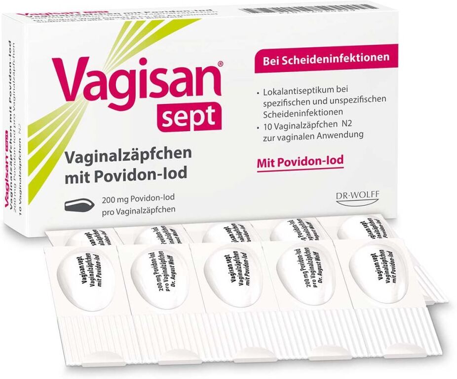 Vagisan Sept Vaginalzäpfchen Mit Povidon-Iod