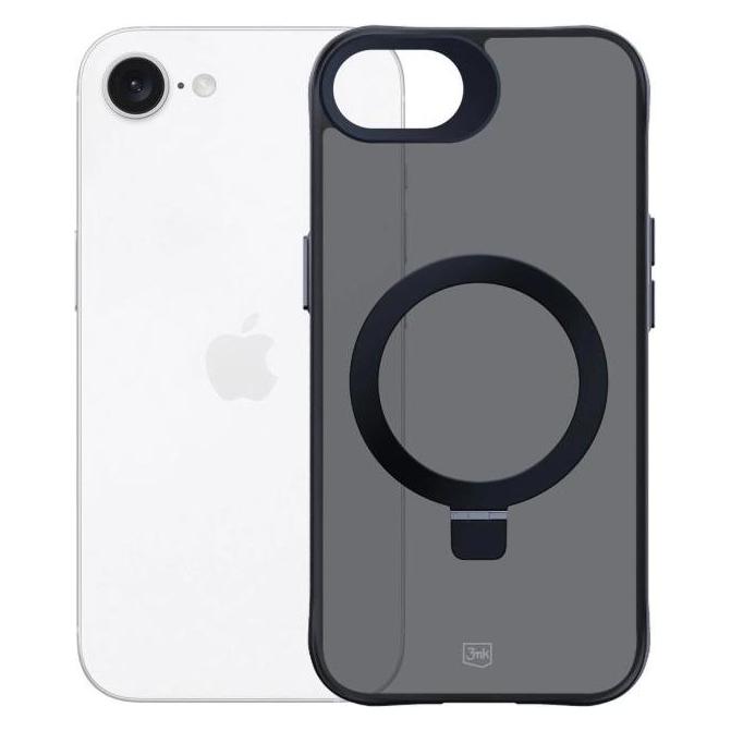3MK Apple iPhone 16E - Smoke Case Mag&Stand (Apple iPhone 16e, Apple iPhone 17e) (W-3SmCaM&S-AiPhSE4)