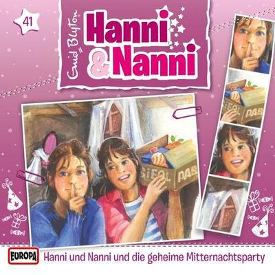 Folge 41: Hanni und Nanni und die geheime Mitternachtsparty - Andre Minninger,Enid Blyton, Audio, 4064066632786