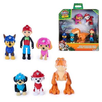 PAW Patrol: Der Dino Film, Dino Abenteuer Figuren-Geschenkset, 6er-Pack