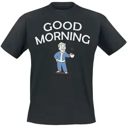 Difuzed - T-Shirt Herren - Fallout »Good Morning« (schwarz)