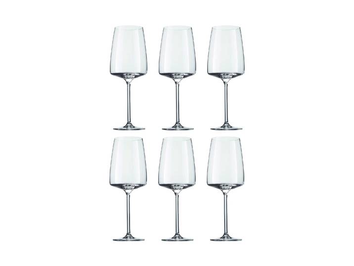 Rotweinglas SCHOTT-ZWIESEL Sensa 5,35 dl, 6 Stück, Transparent , transparent, H:23,6cm, Glas, Trinkgefässe, Rotweinglas, 6 teilig
