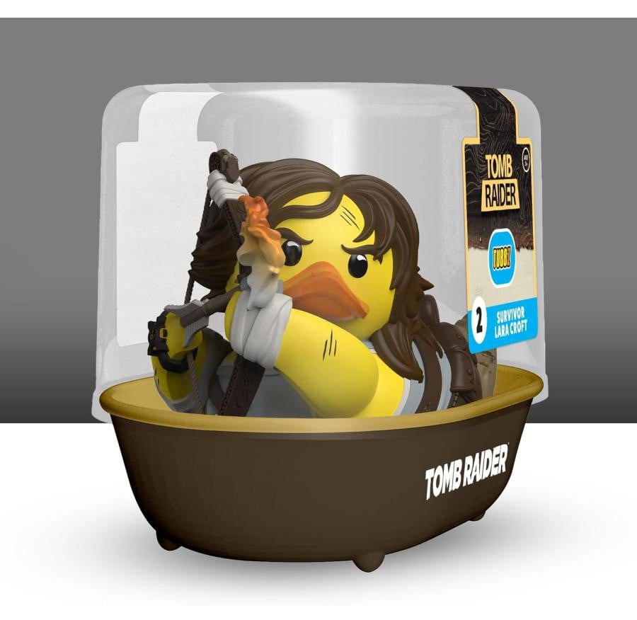 Numskull Tomb Raider Tubbz PVC-figuur Lara Croft Survival-versie 1e editie, 10 cm