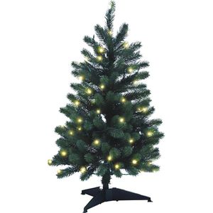 Xenotec Weihnachtsbaum PE-BM85, 85cm, grün, mit LED Beleuchtung