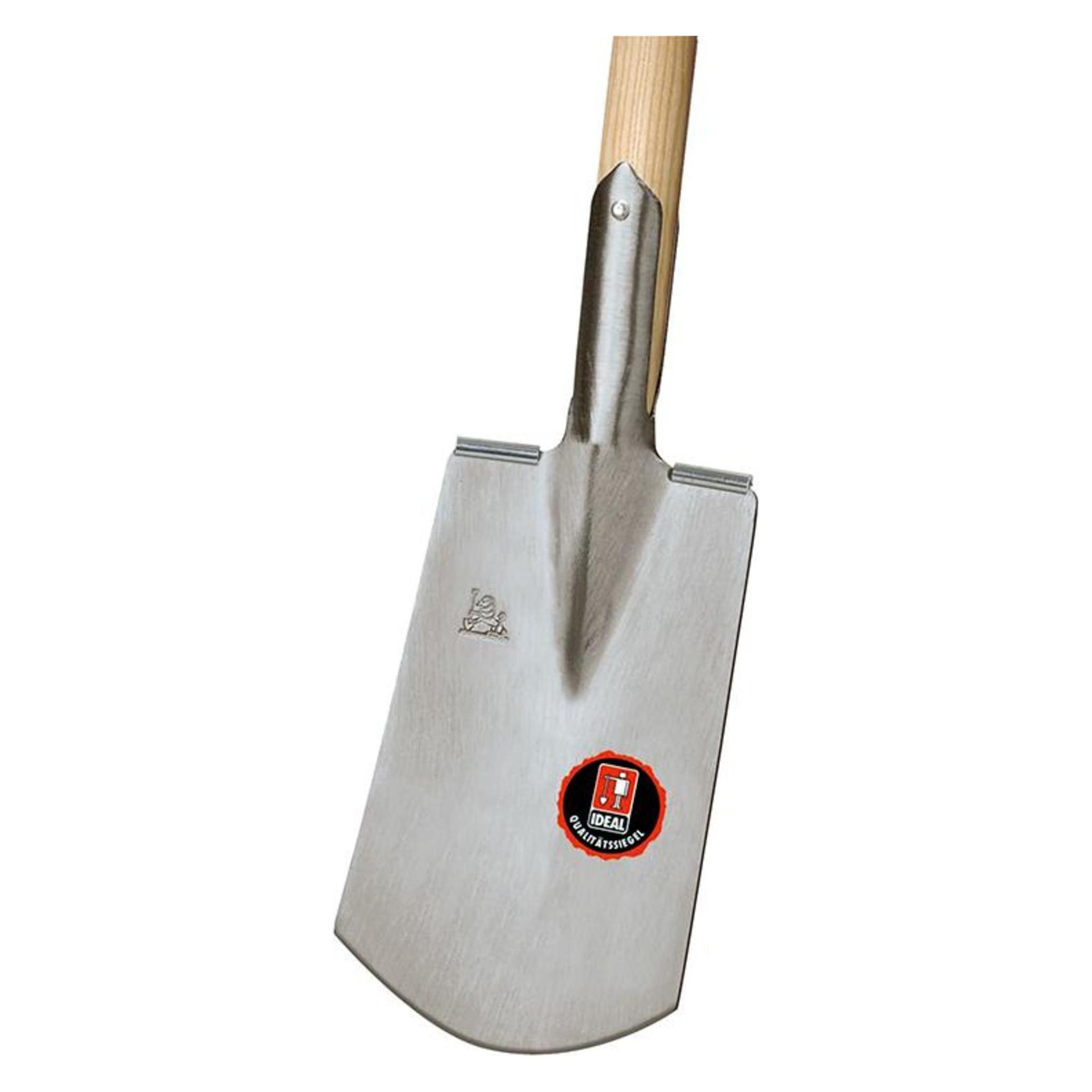 Idealspaten Spaten Flensburger Form Grösse 2 mit Trittschutz und T Stiel (4005827130608)