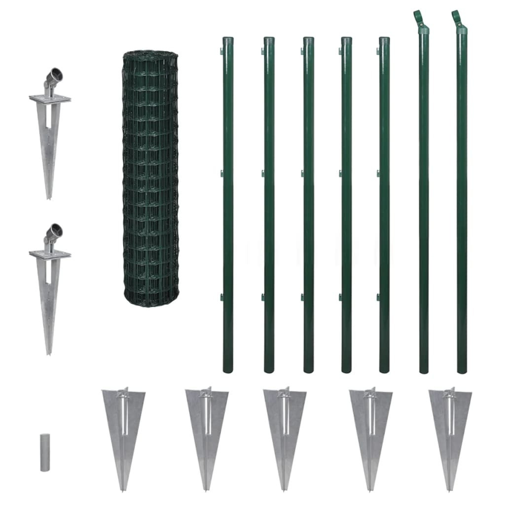 Syfax Euro hek groen staal 10 x 1,2 m