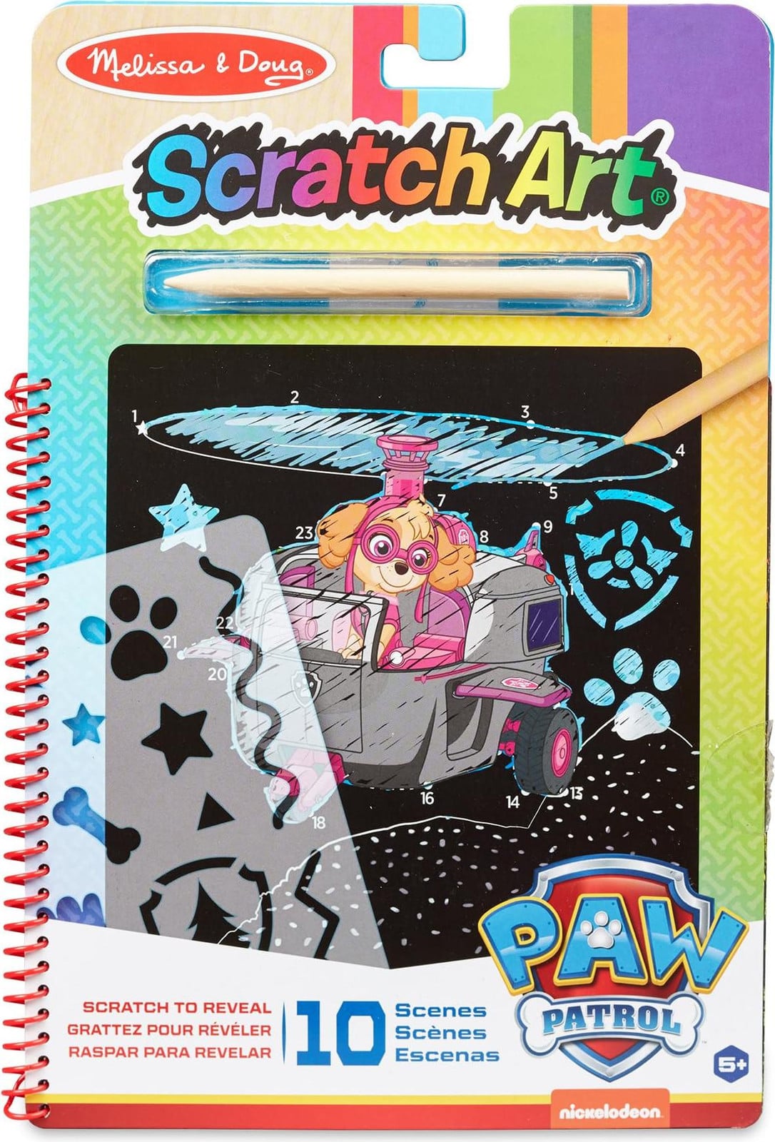Melissa & Doug Scratchart Skye Huisdier-hulp